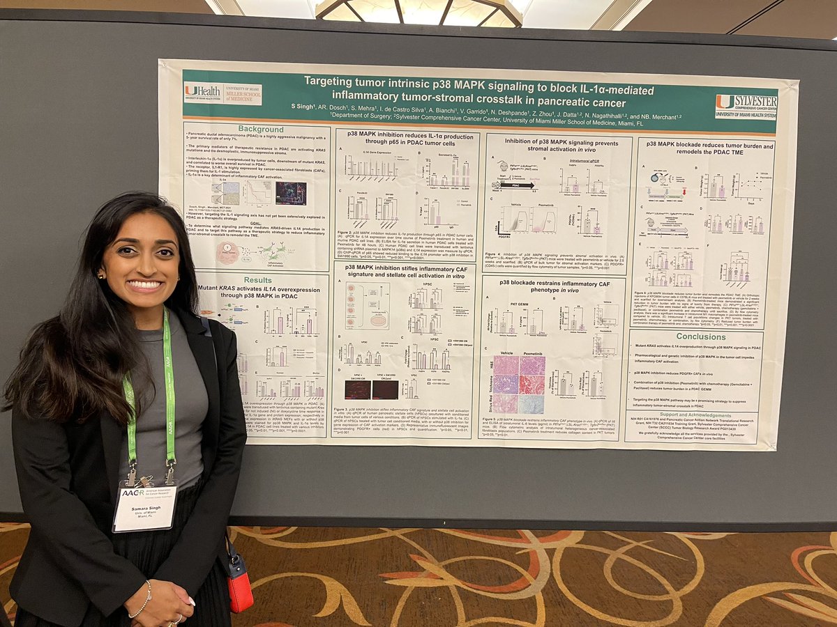 Thank you @AACR for another great conference and opportunity to share my work! #AACRpan22 👩🏽‍🔬