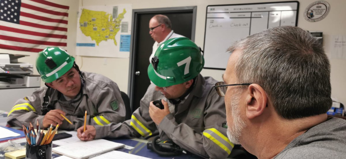 #Minería El equipo de rescatistas mineros Furia Esmeraldera, de <a href="/CiasMuzoCol/">Compañías Muzo Colombia</a>, está representando a Colombia en las Olimpiadas Internacionales de Salvamento Minero, del <a href="/IMRBMineRescue/">IMRB - International Mines Rescue Body</a>, en el que participan 25 equipos (2 nacionales) de 10 países, en Beckley - Beaver, West Virginia