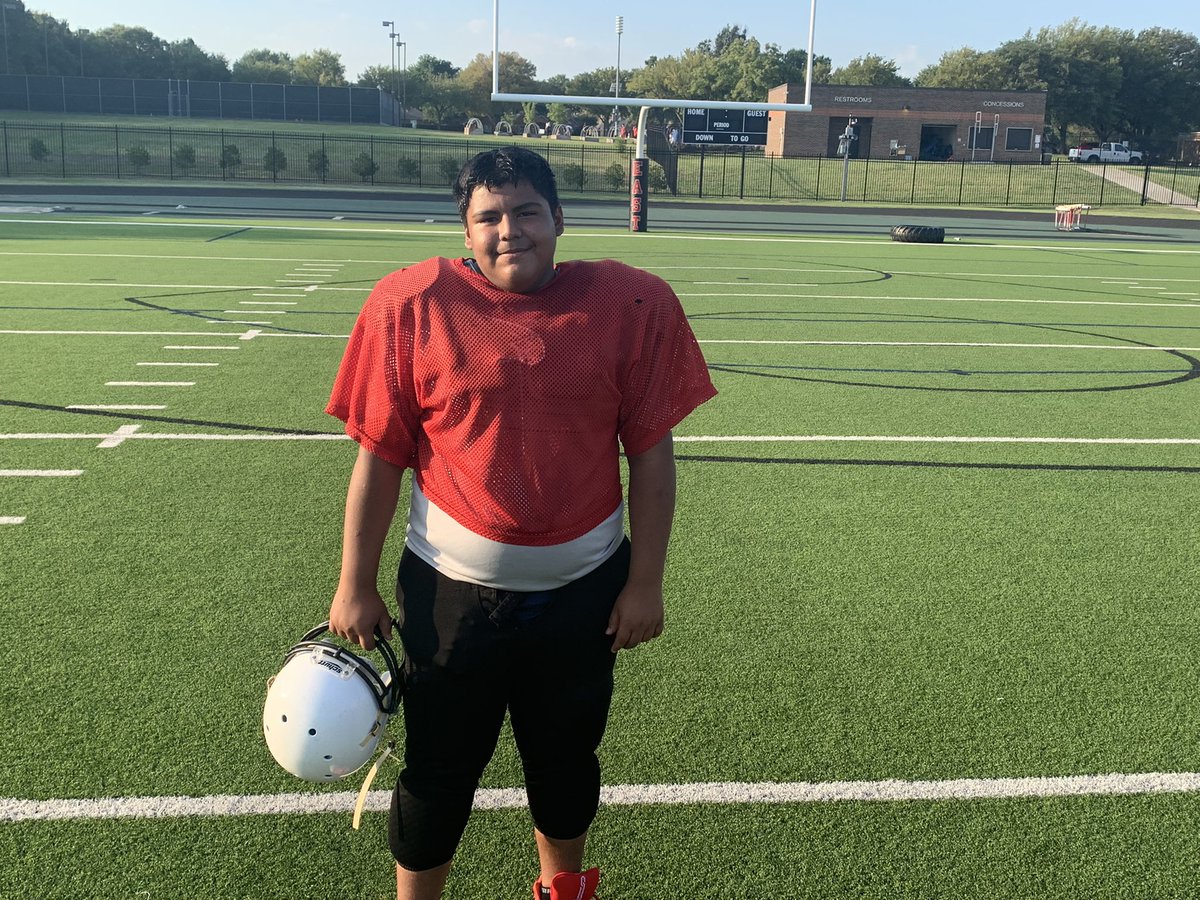 broncos_east's tweet photo. Here are the 7th grade Bronco players of the game for this week! B team is Anthony Thierry and Chetan Choppa! A team is Anthony Lewis and Sash Suriya! @CoppellSports1 @coppellfootball @broncos_east @Coachswagner81 @coppelleast https://t.co/3IXDp19Nj9