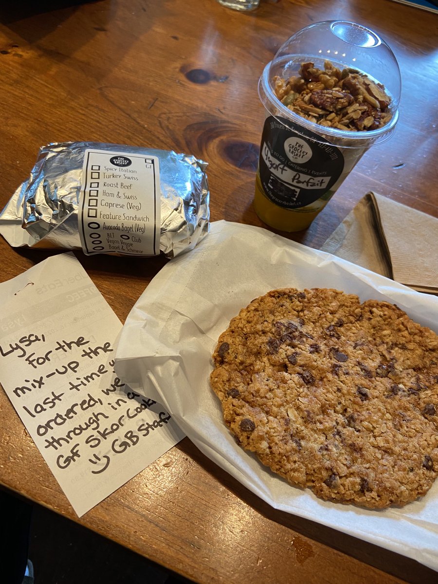 Lysa Lomax (she/her) (@lysalomax) on Twitter photo The staff at The Grocery Basket <a href="/TheGroceryYGK/">The Grocery Basket</a> are AMAZING. They sent me a free cookie for a tiny mixup over a week ago (that I forgot about lol) thank you… I am chocolate motivated 😅 #ygk #shoplocal The staff at The Grocery Basket <a href="/TheGroceryYGK/">The Grocery Basket</a> are AMAZING. They sent me a free cookie for a tiny mixup over a week ago (that I forgot about lol) thank you… I am chocolate motivated 😅 #ygk #shoplocal