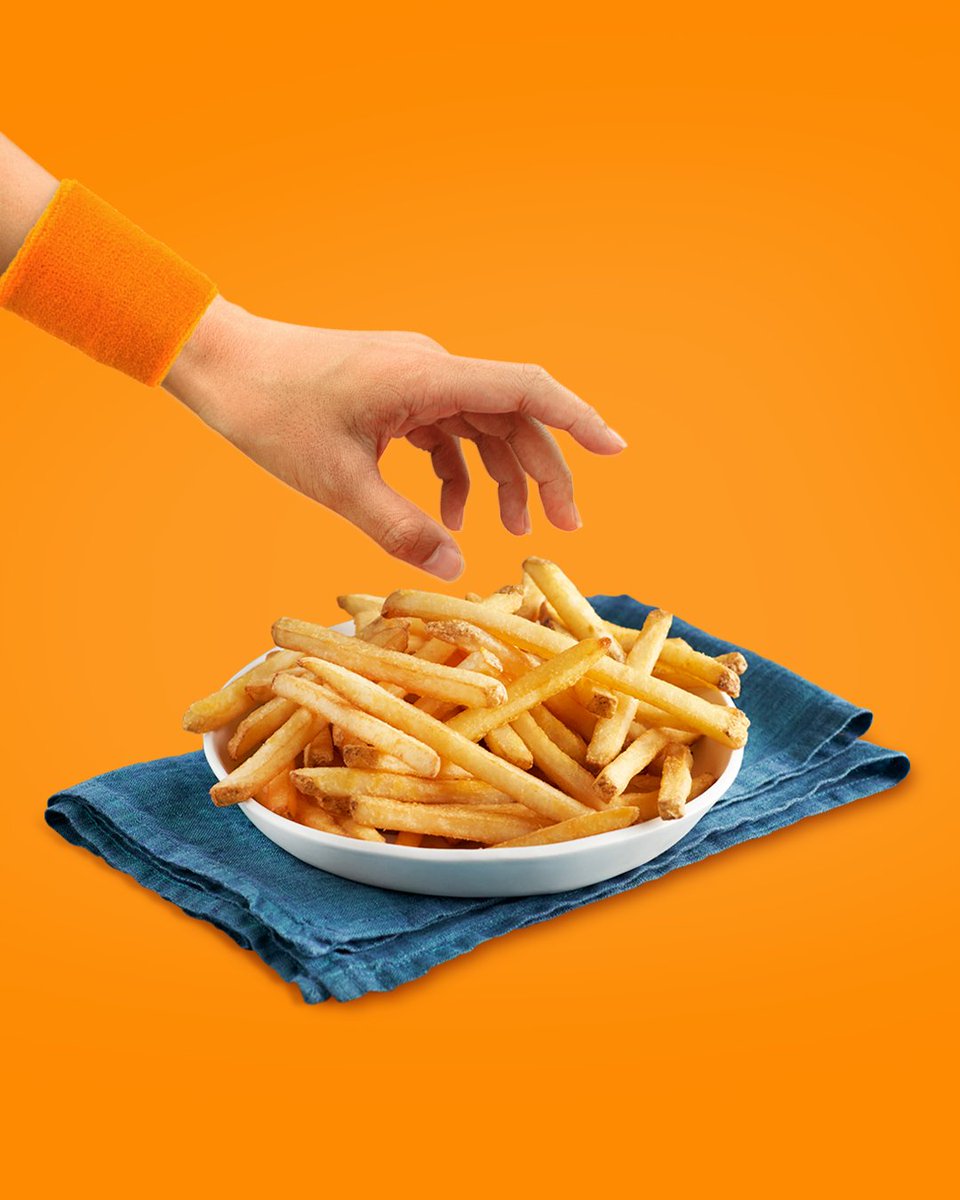 Did you know that physical activity can help reduce overall stress? Reach for the golden fries. 🏋️ #NationalPotatoMonth