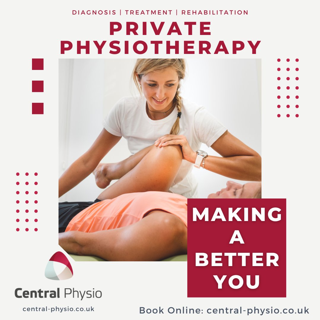 central_health's tweet photo. Visit Central Physio...the leading provider of private #physiotherapy in #Derby #Nottingham and surrounding areas. Book appointments online via: https://t.co/JUoNXru8We https://t.co/eKpfB4NxY2