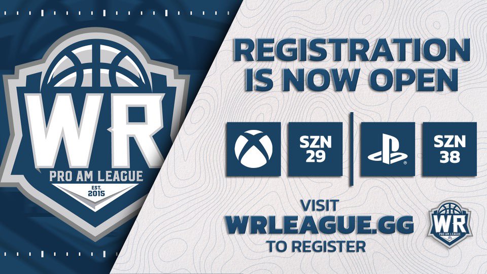 UnifiedProAm's tweet image. 🚨 FINAL DAY 🚨

FINAL DAY to register for the first WR &amp;amp; MPBA events of #NBA2K23! Deadline: 11:59 PM PDT. 

📈 Climb UPA Leaderboards 
📊 Games &amp;amp; stats tracked
💰 Cash prizes

@WRproamleague Season ➡️ wrleague.gg/registration

@MPBA2K Gauntlet ➡️ mpba.gg/tournaments