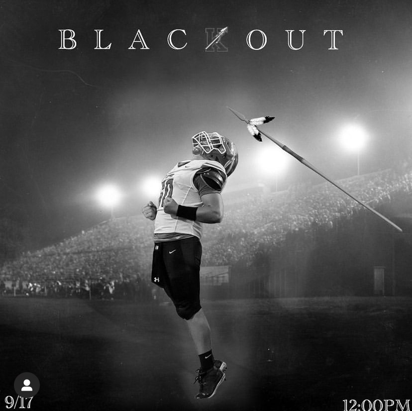 Go support the boys football team tomorrow at 12 at the Jackson St Field! Wear black to support!!