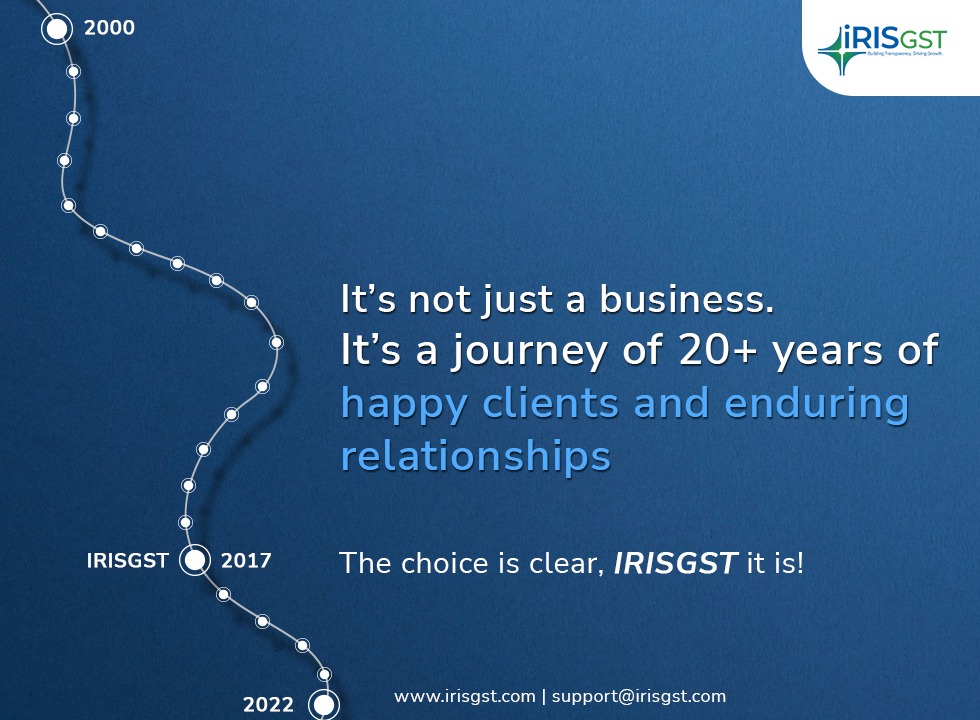 IRISGST's tweet photo. What separates you from others are the people who believed in you. We value the cherished relationships we share with our long -standing clients and partners. 
IRISGST - Building Transparency, Driving Growth!

#FridayVibes #GST #GSTIndia #Trust #businessgrowth #values #IRISGST https://t.co/4kRlKiu9yw