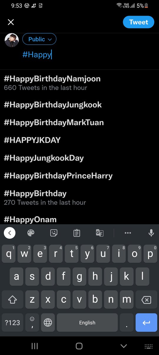 #HappyBirthdayNamjoon  is still no.1