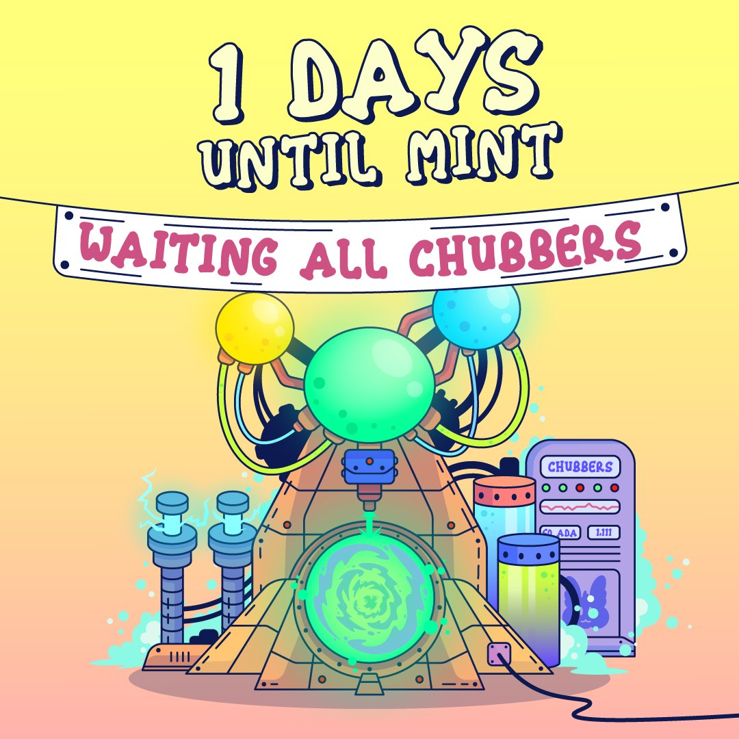 ChubbersCNFT's tweet photo. Only 1 Day until MINT💙

Like, RT &amp; Tag 3 Friends to win a Free Mint🆓

#CNFT #CNFTCommunity #CNFTGiveaway #CNFTProject #Cardano #CardanoNFT https://t.co/3LamheBaCP