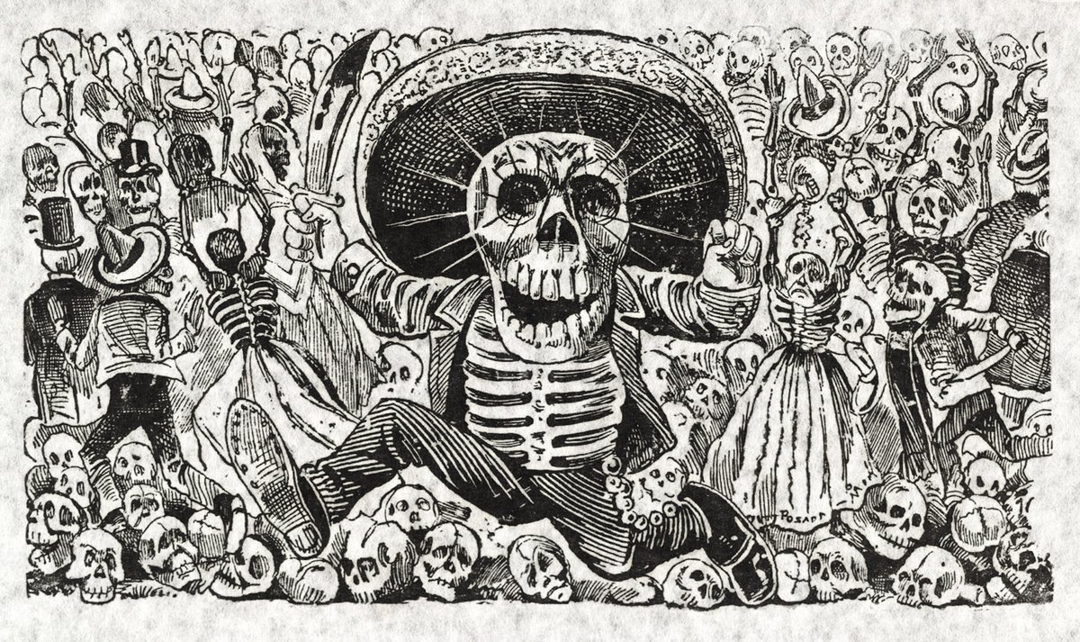 Calavera Oaxaqueña, 1903 #joseguadalupeposada #posada wikiart.org/en/jose-guadal…