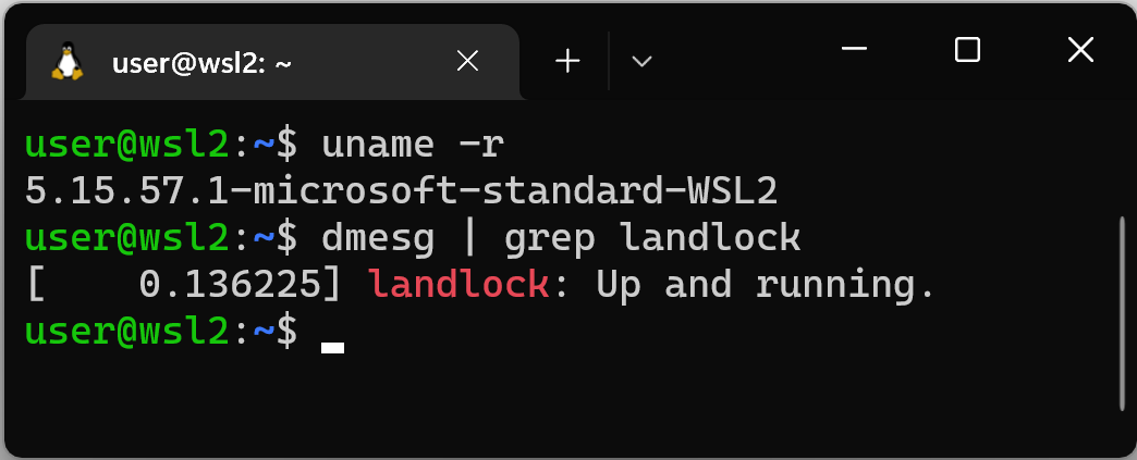 l0kod's tweet photo. Landlock is now available on Windows (through #WSL2 😉)! Thanks @tyhicks and @kelsey_steele_
https://t.co/2Y8l6sOvzU https://t.co/IBJIwDL9sv