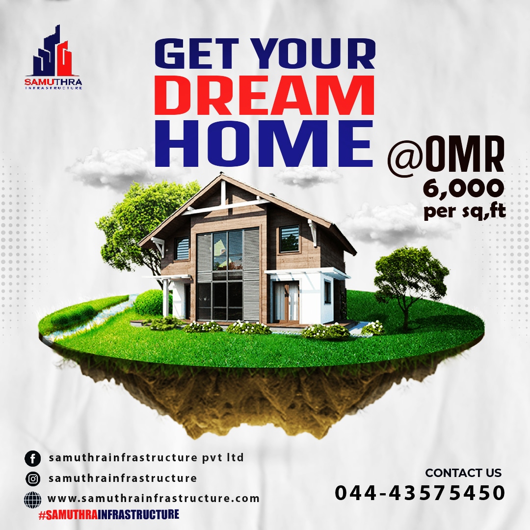 SamuthraInfras1's tweet photo. Early Bird Offer Get Your Dream Home @OMR All Amenities Available For 6000per Sq.ft Enquiries Contact As @SamuthraInfras1 🧱🏘🏚🏭🏢🏗

#samuthra #No1 #construction #company #tamilnadu #Chennai #omr
#oldmahabalipuramroad #samuthrainfrastructure #elevationdesigns #constructionsite https://t.co/afk8HiH6gu
