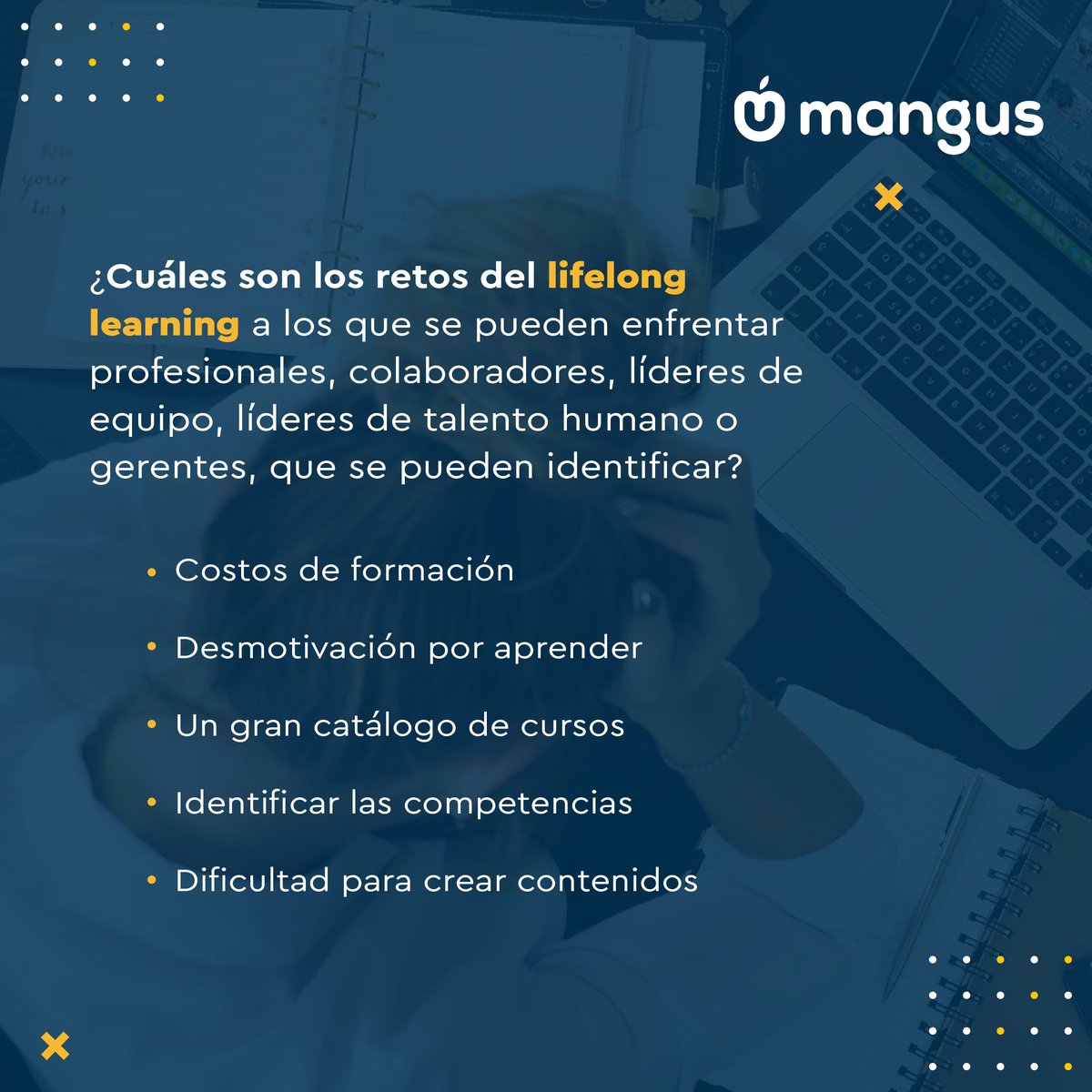 manguselearning's tweet photo. ¿Qué es Mangus? Más que una plataforma de cursos virtuales. Más que un LMS empresarial.
👩💻 Solicita tu demo acá 👉 https://t.co/69nKEDg2RM
#learning #inteligenciaartificial #LearningExperiencePlatform #talentohumano #gestionhumana #recursoshumanos #Mangus #formacionvirtual https://t.co/Ta3xHfQSmH