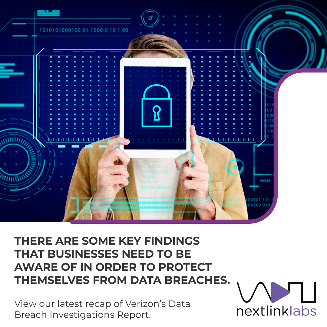 nextlinklabs's tweet photo. One of the most important findings is that phishing is still the leading cause of data breaches. 

View our latest recap of Verizon’s Data Breach Investigations Report today: 
https://t.co/RcMYDuL8yB

#NextLinkLabs #Security #DevSecOps https://t.co/pw0ciusjW2