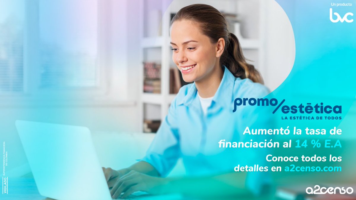 a2censo's tweet photo. ¡Nueva tasa para la campaña de @Promoestetica ! Diversifica tu portafolio de #inversiones con estas novedades en https://t.co/ce40U62rXL 💪⚡️

#inversionescolombia #financiacióncolaborativa #pymes #inversionistas👛👛 https://t.co/HihDpNnBml