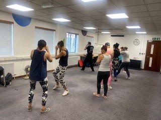 SalfordFDN's tweet photo. Some of the ladies from The Jill Rogerson Centre enjoyed self defence classes delivered by @McrMartialArts . Learning new skills, increasing confidence and social interaction. #selfdefenceclass #confidence @GMWSA_ https://t.co/4Q9BYdvLJc