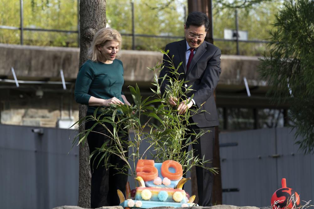 ChinaDailyUSA's tweet photo. The Smithsonian reveals an extension to its agreement with China to keep giant pandas Mei Xiang and Tian Tian, along with their youngest cub, Xiao Qi Ji at the zoo in Washington DC, through Dec 7, 2023. The previous agreement was set to expire at the end of 2020. #Pandaversary https://t.co/IHotphsOxw