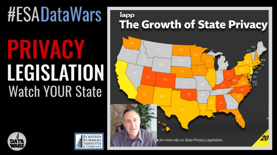 esacompany's tweet photo. Coming Monday morning: ESA with an update on Privacy Legislation impacting your state. Don't fly blind, get the answers at https://t.co/3js9afzQYg  #ESADataWars https://t.co/aETZmqlrTU