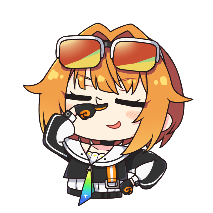 鼻こす!(多分こういうこと・・・?)
#にこちの絵顔 