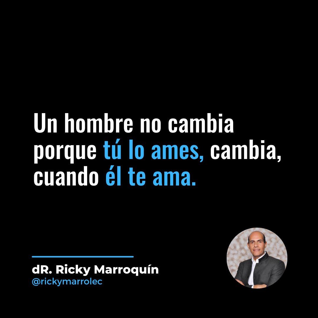 rickymarrolec's tweet photo. Viernes de "Verdades que Duelen"
El consejo es.. "No te desgastes tratando de cambiarlo, si no te ama lo suficiente, no, va, a, cambiar" https://t.co/x8y8xmVDoH