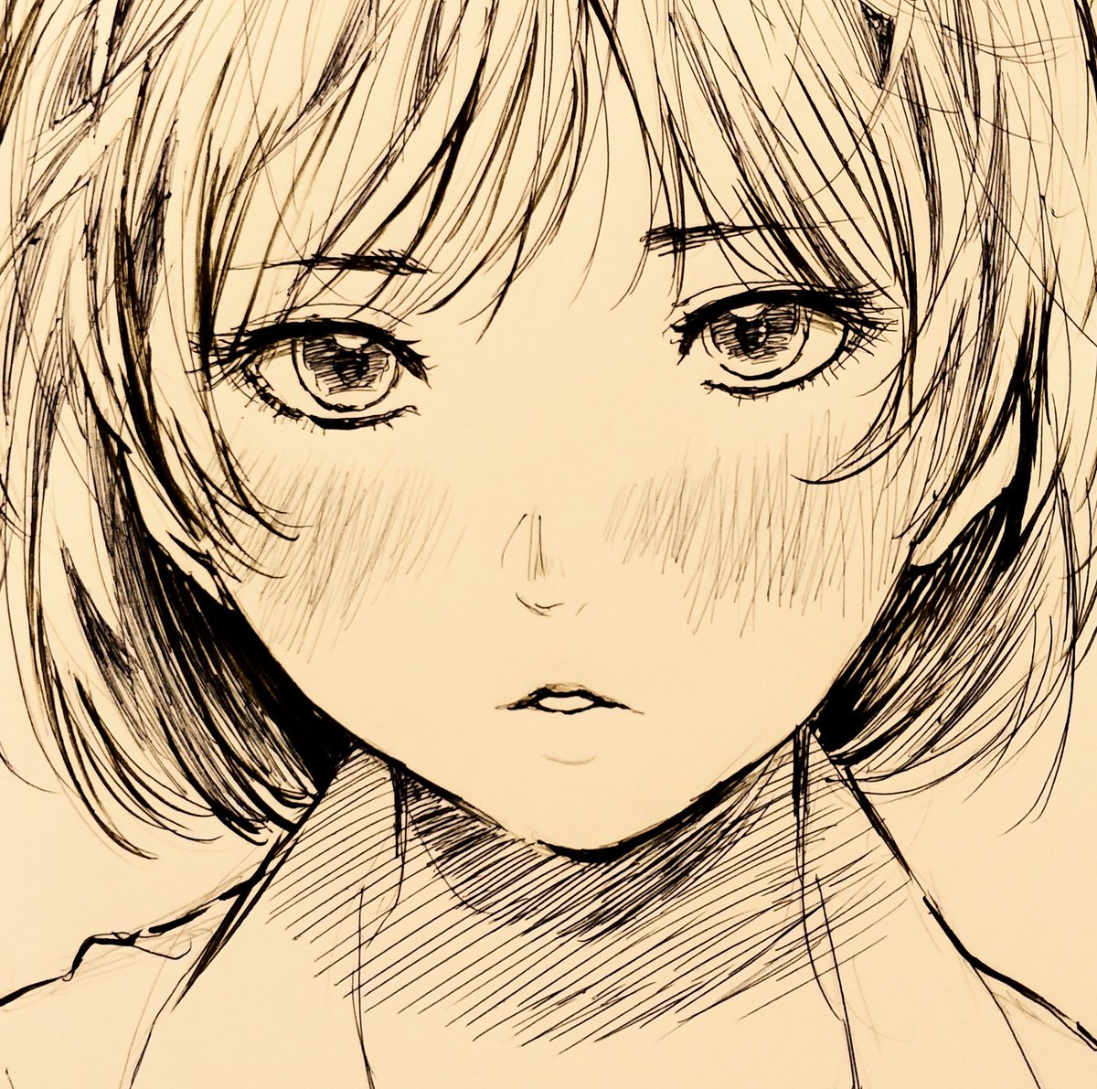 目力の模索 ミサキトージのイラスト 目力の模索 ミサキトージのイラスト