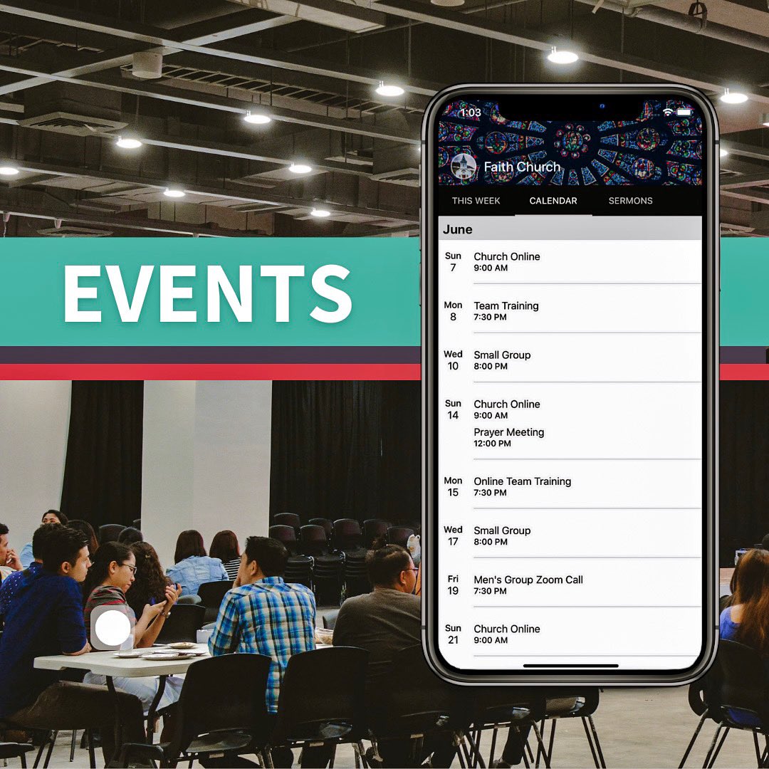 Create a common life with your people. 

faithstreet.com/community