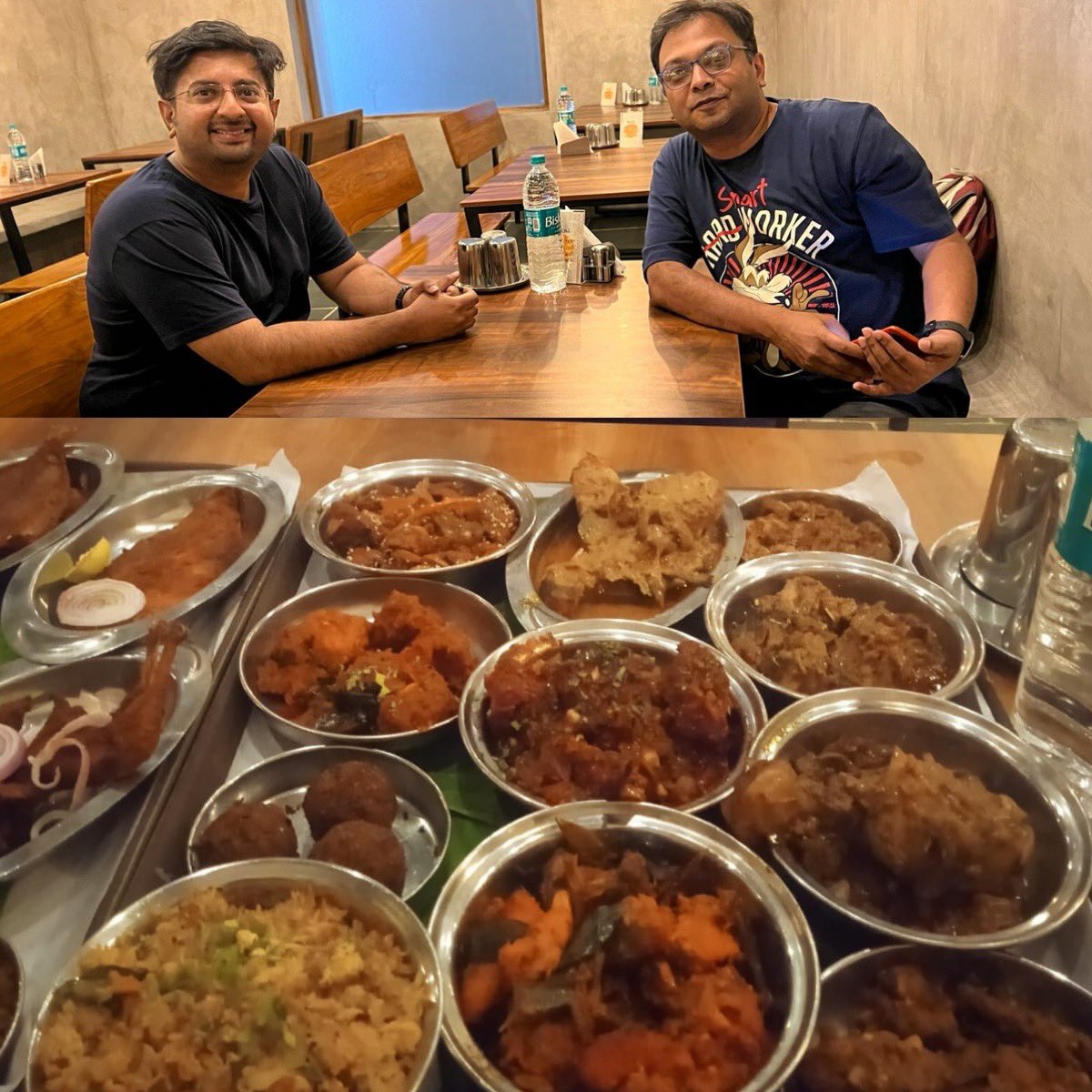 venky_guru's tweet photo. When tech delivery meets tech Presales. Good old Wipro #Bangalore days relived in #Chennai. #manjal #Reunion #exwipro https://t.co/5YaP47PYaJ