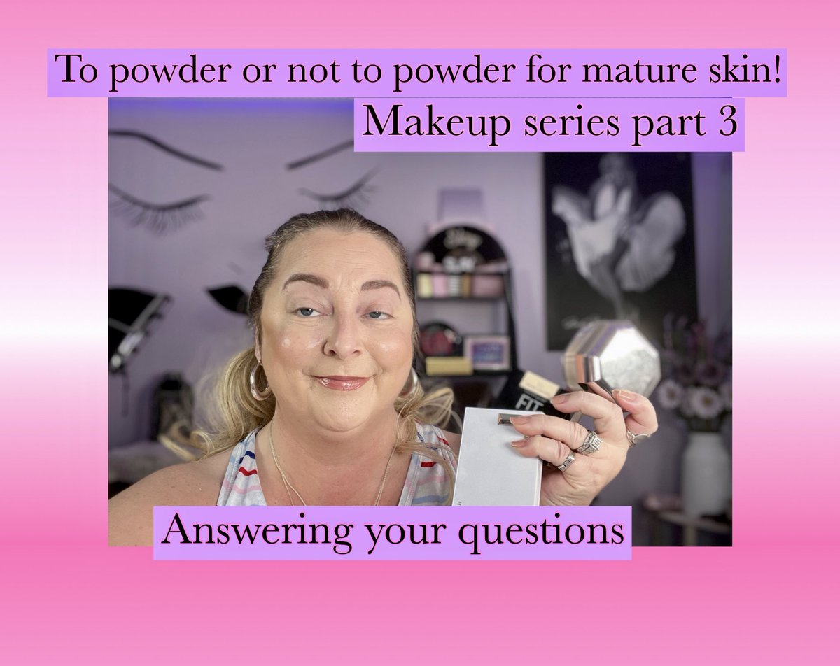 BelindaMUA's tweet photo. NEW VIDEO π¨
NEW MAKEUP SERIES PART 3|| TO POWDER OR NOT TO POWDER, THATS THE ? || MA... https://t.co/CvRHqzCayt via @YouTube @LauraMercier @fentybeauty @Maybelline @hudabeauty @Essence #matureskin #makeupover50 #howtopowder #makeupseries #tiktokdown https://t.co/jyom1gxOr6