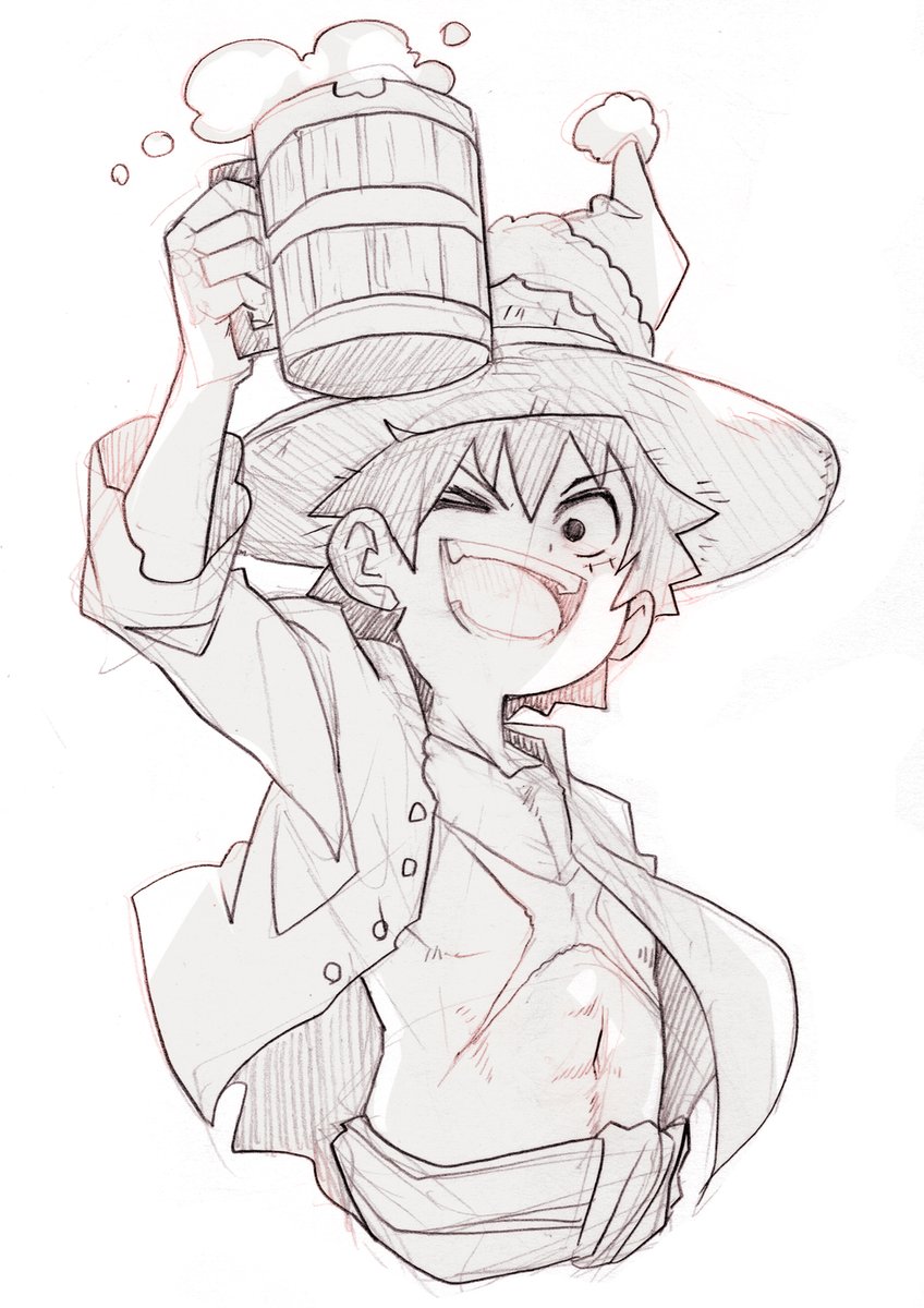 ヤマト(ONEPIECE) 「So  is making me watch One Piece, from t」|Paroro 🇨🇱🐙のイラスト