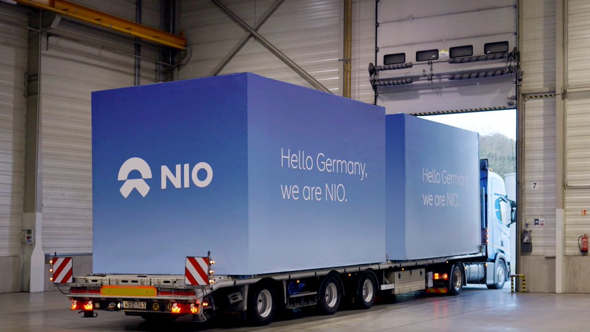 Today, the #NIOPower Europe Plant in Hungary delivered its first Power Swap Station to Germany. We are excited to be a part of the acceleration of #EVs in the European market and more convenient power services for European users. Read more: bit.ly/3xvj5R9