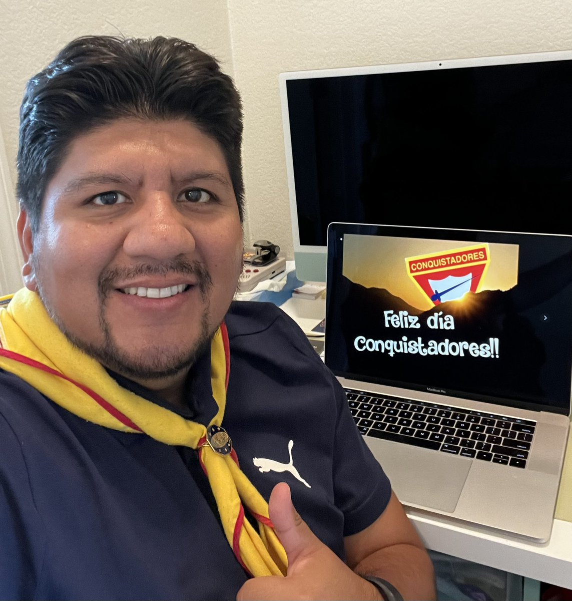 bellyjeff's tweet photo. #semanadelapañoleta #pathfinders #clubHalcones🦅 #AzConference 👍👍👏🏼👏🏼 https://t.co/6qOKySMqR4