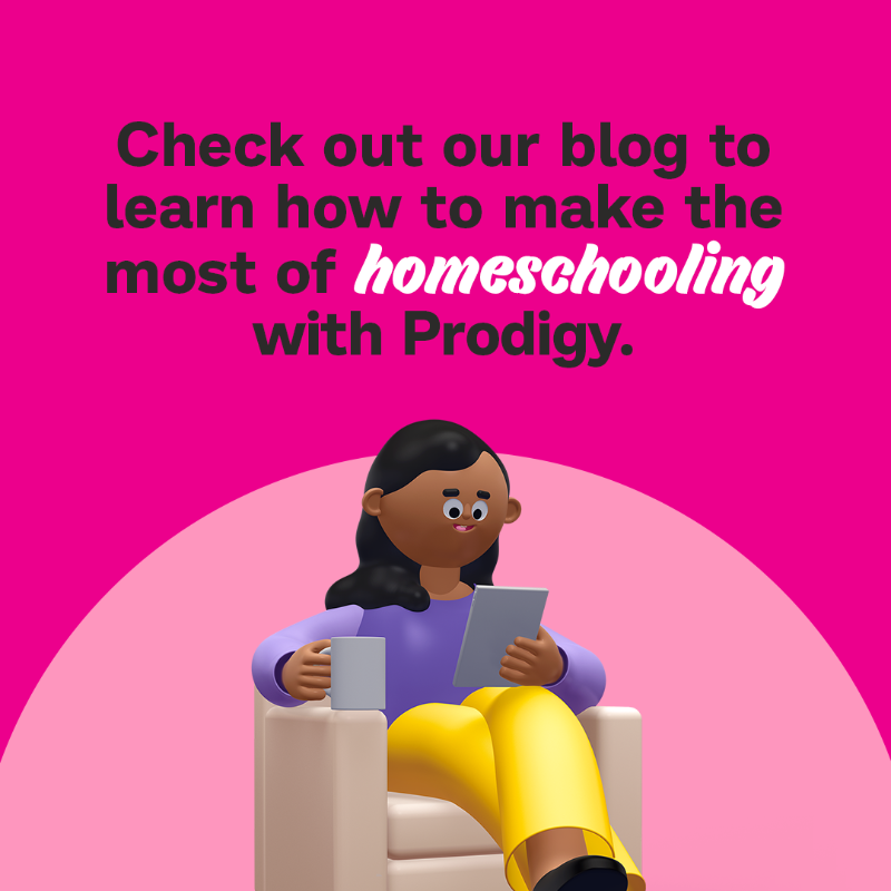 ProdigyGame's tweet photo. While many traditional schools follow the same standards throughout the country, homeschooling allows for more freedom ✨
You don’t have to create your new curriculum from scratch. Let #ProdigyGame support you and your child this school year 🧡
#HomeSchooling #BTSWithProdigy
