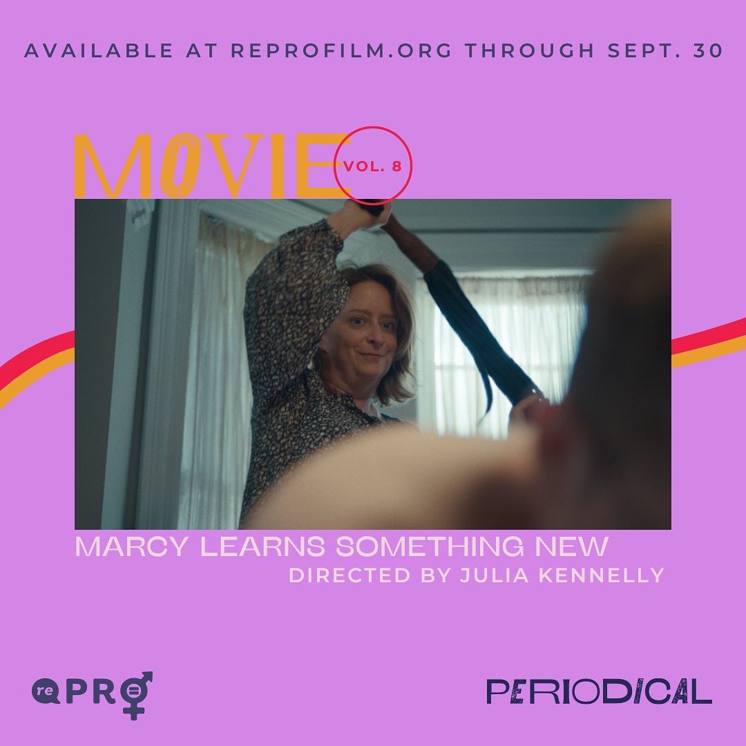 FINDING PLEASURE AT THE MOVIES Volume 8, Part 2 is live at reprofilm.org! Our film of the month, “Marcy Learns Something New,” sets itself apart with its comedic-yet-thoughtful portrayal of a woman exploring #BDSM. Check it & other pleasure resources out on our site!