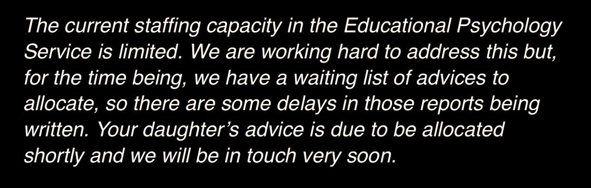 TheGoodTheBad&TheAutism (@good_bad_autism) on Twitter photo Week 16/20 2x deadlines missed, no advice sought and 2nd formal complaint now logged! <a href="/Derbyshirecc/">Derbyshire CC</a> think this is an acceptable response from their EP 🤦🏻♀️ I mean who the hell is working in their SENd Dept right now because they clearly have no idea on what is lawful! Week 16/20 2x deadlines missed, no advice sought and 2nd formal complaint now logged! <a href="/Derbyshirecc/">Derbyshire CC</a> think this is an acceptable response from their EP 🤦🏻♀️ I mean who the hell is working in their SENd Dept right now because they clearly have no idea on what is lawful!