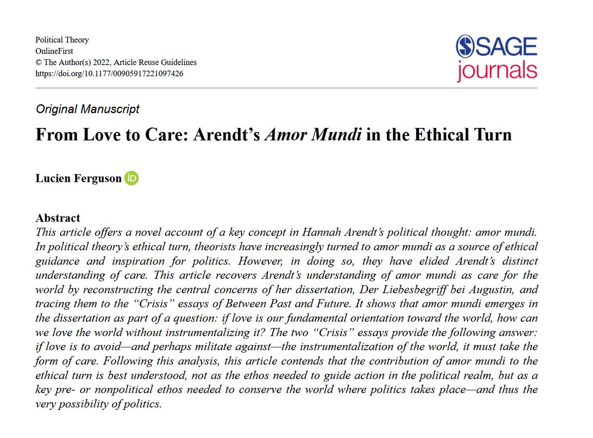 PoliSciatNU's tweet photo. And make sure you add this must read article in Political Theory: https://t.co/CqcBW6ugxv https://t.co/0wHMi0A79P