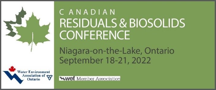 Join us September 18-21, 2022 at Niagara-on-the-Lake, ON for the Canadian Residuals &amp; Biosolids Conference, hosted by <a href="/WEAOntario/">WEAO</a> Come to booth # 9 to say hello!
watertech.ca/2022-trade-sho…
weao.org/canadian-resid…
#wasteNwater #biosolids #residuals #environment