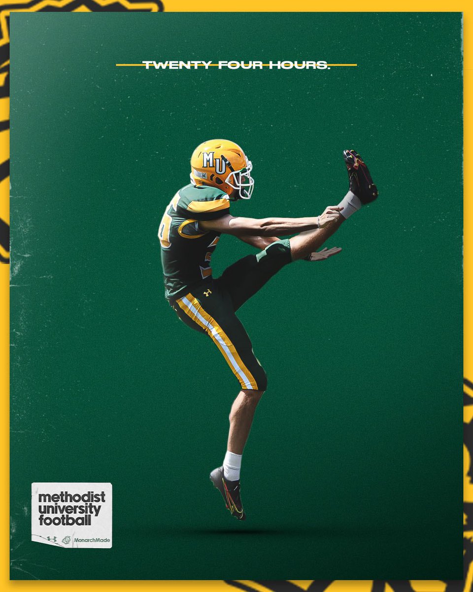 Methodist_FB's tweet photo. The countdown begins 🏈 https://t.co/5224n0s7bh
