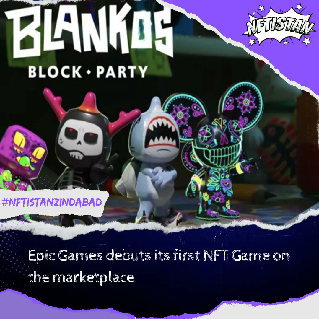 thenftistan's tweet photo. Epic Games debuts its first NFT Game on the marketplace
.
Join the Army @NFTistan - Be the part of the Fastest growing NFT Community!
.
.
#NFTistan #NFTistanZindabad #NFTPakistan #PakistanNFT #NFTinPakistan #SANDBOX #NFT #NFTs #MetaverseNews #Web3News #CryptoNews #CryptoUpdates https://t.co/nAWEPwOonH