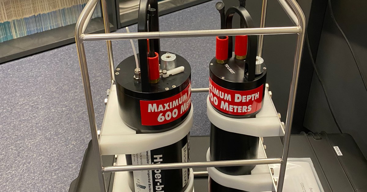 sequoiasci's tweet photo. Dr. Michael Sayers of Michigan Tech University will be one of the first people to use our brand-new Hyper-bb frame for hyperspectral backscattering measurements in aquatic environments. https://t.co/IVV5Bsqxsw
#LISST #MichiganTechUniversity #ParticleIntelligence https://t.co/QypV4yXs3j
