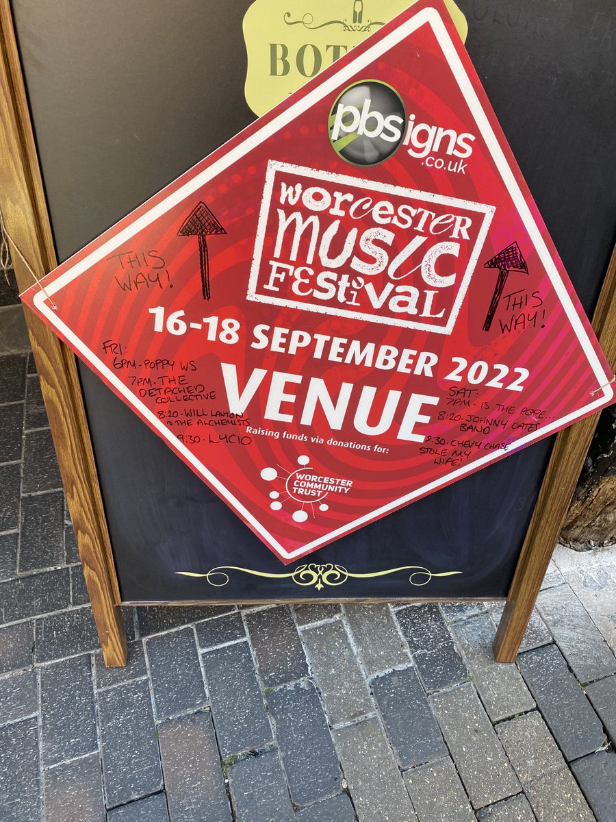 We’re here and ready to play from 7pm! ⁦<a href="/WorcsMusicFest/">Worcester Music Fest</a>⁩ ⁦<a href="/BottlesWine/">Bottles Worcester</a>⁩