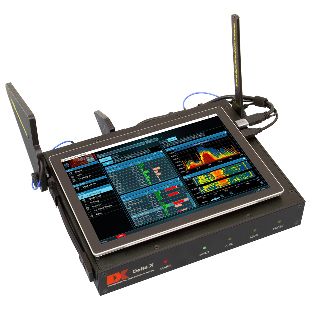 SpyGadget's tweet photo. Portable Delta X Spectrum Analyzer can now search up to 12Ghz for spy threats https://t.co/De8RLFHKmj