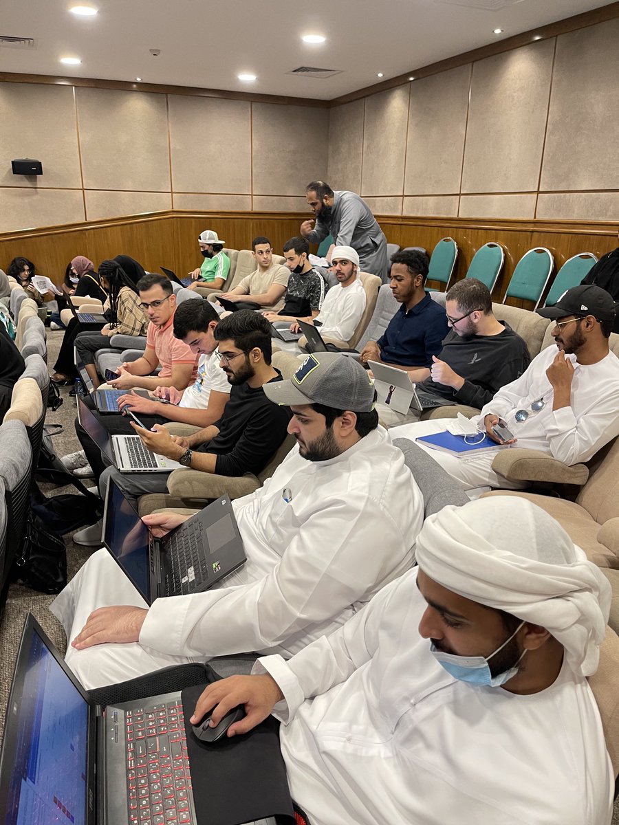 edjgeek's tweet photo. That’s a wrap on the #ServerlessRoadshow part 2 in the Middle East. Roughly 270 students across 4 universities learned about #EDA on #Serverless through presentations & hands on workshops. Thanks to @_zainabaws, @myoussef5676 and all our local support! #ShababsOnTour https://t.co/JwdBYWO8NY