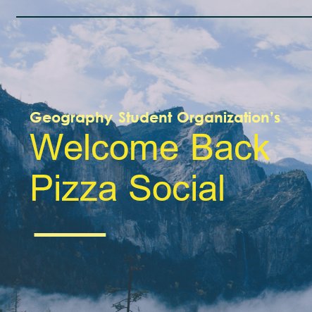 UNLGeography's tweet photo. 🍕🪩All are welcome! Looking forward to seeing you there!🪩🍕
#GeographyStudentOrganization
@unlstudentlife @involvedunl https://t.co/TxJxXLhe5d