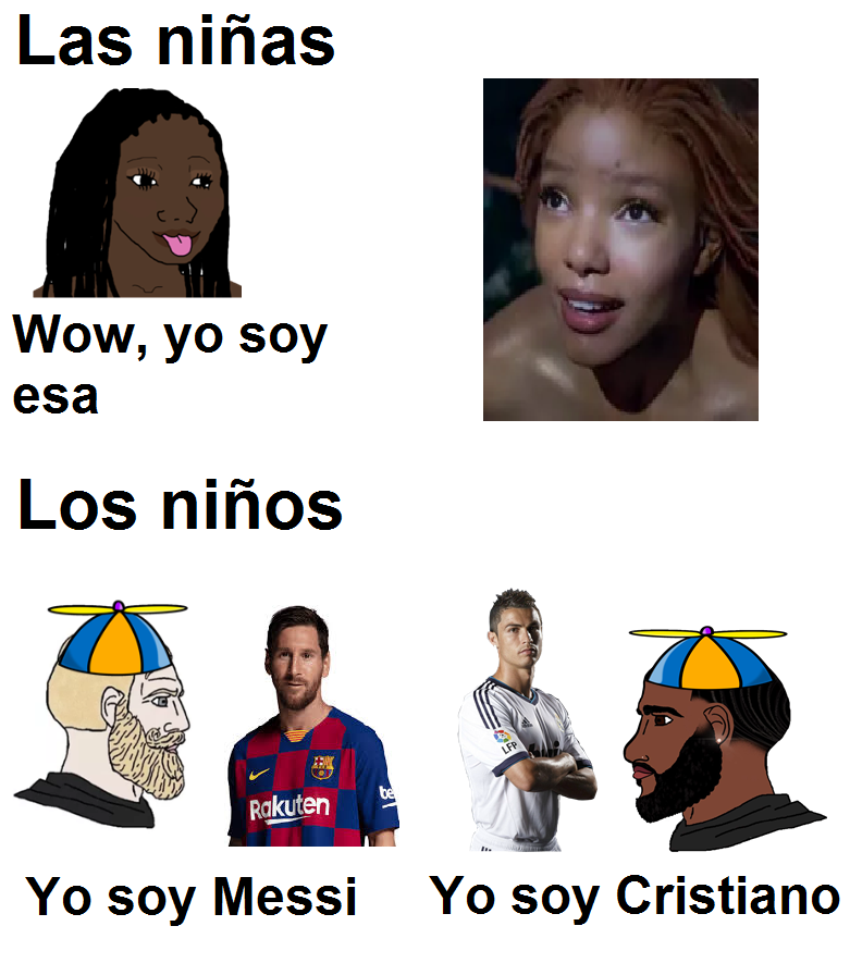 Grande Messi y Cristiano