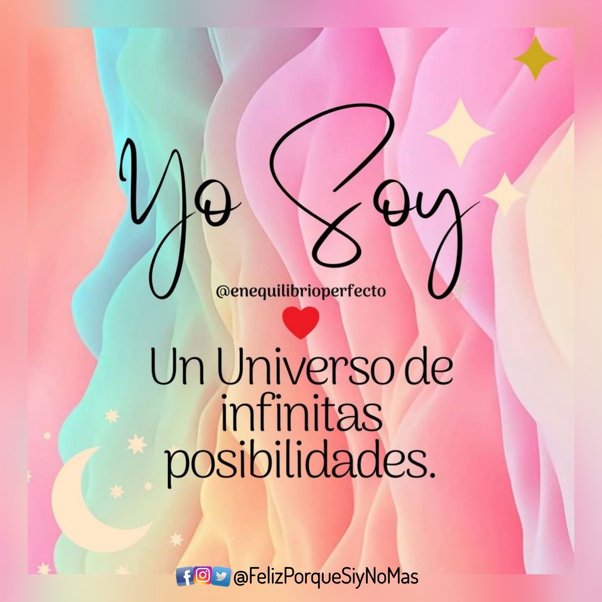 Feliz_Porque_Si's tweet photo. YO SOY Un Universo de Infinitas Posibilidades !! 🤩🙌🏻🥰👌🏻🌺🙏🏻
. 
Decrétalo, siéntelo, gózalo, vívelo !! ✨✨✨
. 
#YOSOY  #ShaEs  #IBelieve   #FelizViernes #ViveEnAmor   #EligeSerFeliz  #PiensaPositivo #16Septiembre2022  #CreeloyLoCrearas #FelizFinDeSemana
. 
#FelizPorqueSiyNoMas https://t.co/wn2Wb0Ml2p