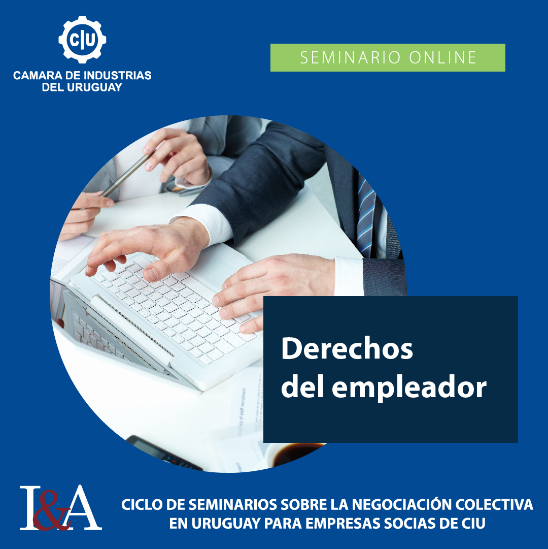 iasociadosuy's tweet photo. Nuestro socio Gonzalo Irrazabal Buquet participó en otra instancia del #Seminario online organizado por  @camindus sobre la #negociacioncolectiva. La temática tratada en esta oportunidad: derechos del empleador. 
#CIU #I&amp;A https://t.co/QCqN1M6qdm