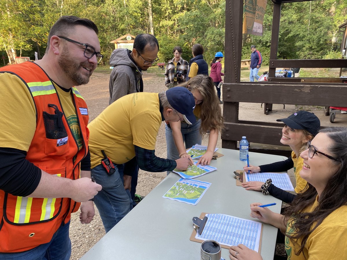 myunitedway's tweet photo. We're kicking off the 2022 #EngineeringChallengeYEG at @YWCAEdmonton's Camp Yowochas!
70+ dedicated volunteers from engineering firms across #YEG are giving their time to restore the Camp for guests year-round. #DoLocalGood https://t.co/zs9f181k0y