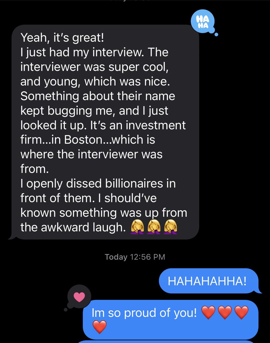 YouMeanUhhhh's tweet photo. My mentee at her first college interview. The kids are alright. 🥺🥺🥺 https://t.co/nGslTxgkbH