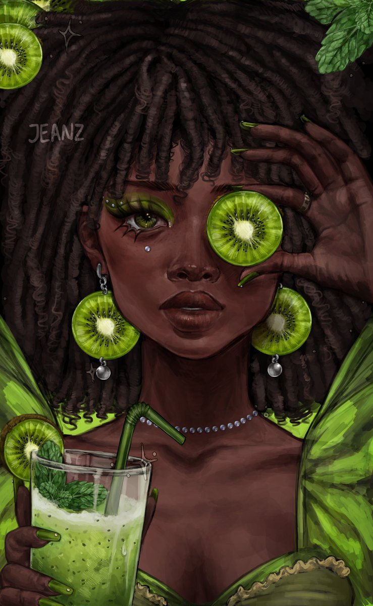 kiwi cocktail #arttwt