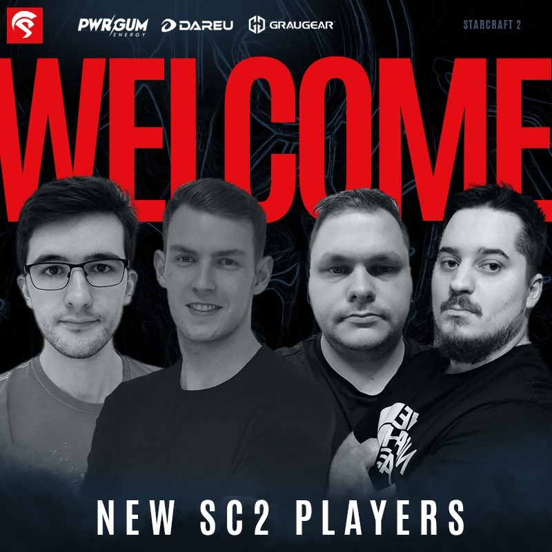 #SC2

We are pleased to announce the arrival of some relicts of the german speaking starcraft 2 scene in <a href="/Rhoust4/">Rhoust</a> , <a href="/MariKSc2/">MariK</a> , jumanjii as well as <a href="/BeAsTSC21/">Fabian"BeAsT"Jansen</a> as a teammanager.

Here's to reaching new heights together

<a href="/pwrgum/">pwrgum</a> <a href="/GRAUGEAR1/">GRAUGEAR ®</a>