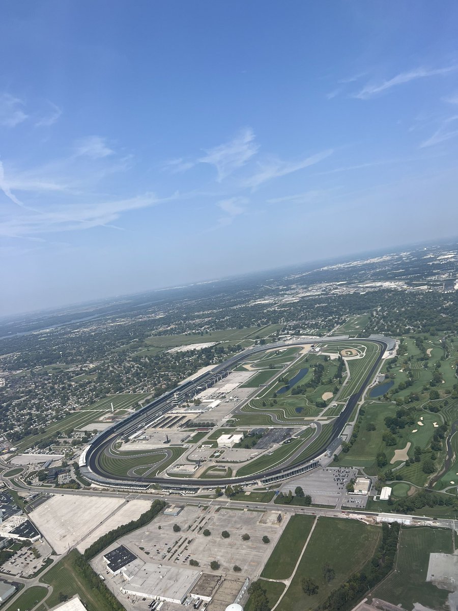 I don’t care who you are. When flying into Indianapolis, you’d damn well better take a photo of the track if you see it <a href="/IMS/">Indianapolis Motor Speedway</a>