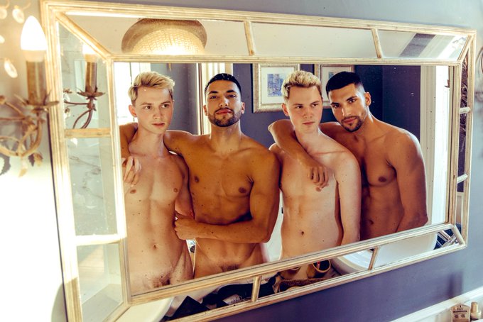 TWINS ❤️ TWINS   Latin brown skin with white pale skin together 🐻🦊🐻🦊 Just to let you guys know we have<a href="/tag/trouble"class="tags"><span>#trouble</span></a><a href="/tag/double"class="tags"><span>#double</span></a>